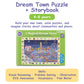 Magical Dream Town Puzzle & Storybook