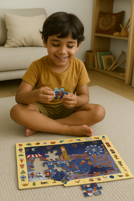 Combo – Spin a Story + Dreamhouse Puzzle - 3 + years