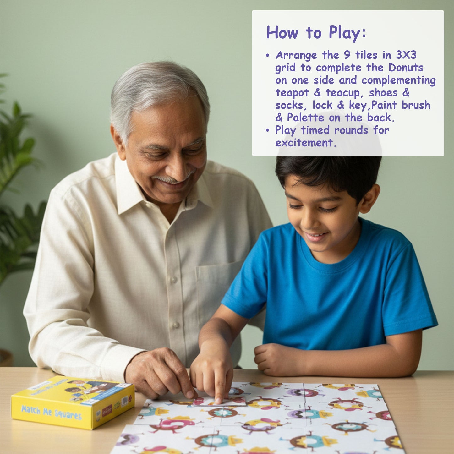 Match Me Squares Puzzle