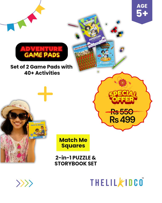 Combo – Game Pads + Match Me Squares - 5+ years